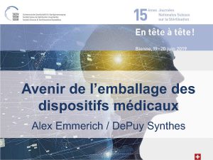 15es Journées Nationales Suisses sur la Stérilisation | Thème: «En tête à tête» | Bienne | 19-20 juin 2019