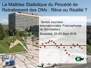 3es journées internationales francophones de stérilisation | Bruxelles | 23 et 24 septembre 2016