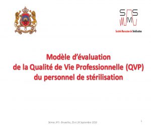 3es journées internationales francophones de stérilisation | Bruxelles | 23 et 24 septembre 2016