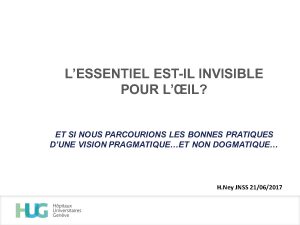 13es Journées Nationales Suisses sur la Stérilisation | Thème: «Les yeux dans les yeux!» | Bienne | 21-22 juin 2017