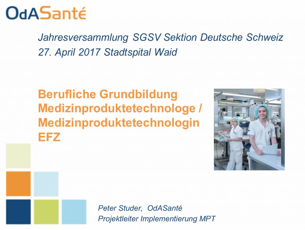 Weiterbildungsveranstaltung und Mitgliederversammlung SGSV Sektion DS | Themen: Rechte und Nephrologie | 27. April 2017 | Zürich